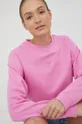 ροζ Βαμβακερή μπλούζα Roxy