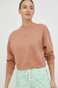 Бавовняна кофта Roxy коричневий ERJFT04670