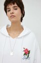 Памучен суичър Levi's бял A4933.0000