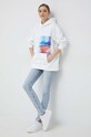 Mikina Calvin Klein Jeans J20J221153.PPYX bílá SS23