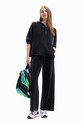 Суичър Desigual еластичен черен 23SWSK37
