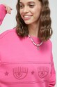 Chiara Ferragni bluza Maxi Logomania różowy 74CBIG02