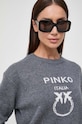Pinko sweter wełniany szary 100414.Y7Z4