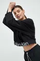 fekete Calvin Klein Performance edzős pulóver Effect Női
