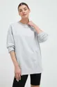 Calvin Klein Performance bluza dresowa CK Athletic jasny szary