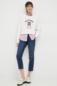 Tommy Hilfiger hanorac de bumbac WW0WW39188.PPYX bej SS23