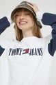 Dukserica Tommy Jeans bijela DW0DW15747.PPYX