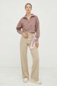 Бавовняна кофта G-Star Raw D23143.D278 рожевий AW23