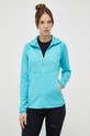 Športová mikina Jack Wolfskin Fortberg Fz 1711101 tyrkysová SS23