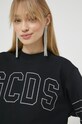 GCDS felpa in cotone nero SS23W110107