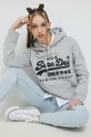 Mikina Superdry sivá