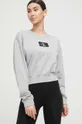 сірий Бавовняна кофта лаунж Calvin Klein Underwear Жіночий