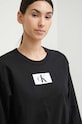 Хлопковая кофта лаунж Calvin Klein Underwear 000QS6942E.PPYX чёрный AW23