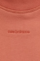 Pamučna dukserica New Balance WT23555MHY crvena
