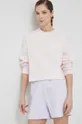 pink New Balance cotton sweatshirt