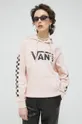 ροζ Βαμβακερή μπλούζα Vans
