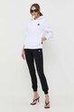 PLEIN SPORT bluza PACC.WJB1644.SJO001N alb SS23
