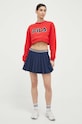 Fila bluza x Hailey Bieber FAW0817 czerwony SS23