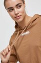 Βαμβακερή μπλούζα Hummel καφέ 212561