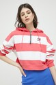 Βαμβακερή μπλούζα Tommy Jeans ροζ DW0DW16290.PPYX