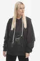 crna Pamučna dukserica Rick Owens Hustler Ženski