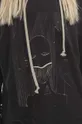 czarny Rick Owens bluza bawełniana Hustler