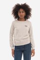 A.P.C. cotton sweatshirt Sweat Skye plain beige COEZD.F27700