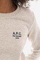 A.P.C. cotton sweatshirt Sweat Skye beige COEZD.F27700