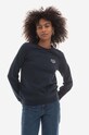 A.P.C. cotton sweatshirt Sweat Skye plain navy COEZD.F27700