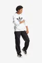 adidas Originals bluza bawełniana Trefoil Hoodie biały