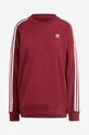 Bavlnená mikina adidas Originals červená IB7445