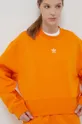 orange adidas Originals sweatshirt