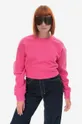 Βαμβακερή μπλούζα KSUBI ροζ