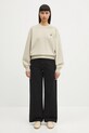 Βαμβακερή μπλούζα Carhartt WIP W' Nelson Sweatshirt I029537.2LPGD μπεζ