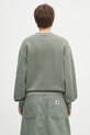 Oblečení Bavlněná mikina Carhartt WIP W' Nelson Sweatshirt I029537.1YFGD zelená
