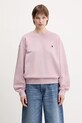 Carhartt WIP cotton sweatshirt W' Nelson Sweatshirt plain pink I029537.2P8GD