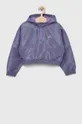 vijolična Otroški pulover adidas G D WV HD HLFZP Dekliški