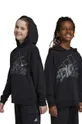μαύρο Παιδική βαμβακερή μπλούζα adidas Για κορίτσια
