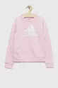 roza Otroški pulover adidas G BL Dekliški
