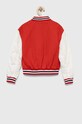 Detská bunda bomber Tommy Hilfiger KG0KG07138.PPYX červená SS23