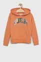 Guess felpa in cotone bambino/a arancione