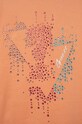Dziewczynka Guess bluza bawełniana dziecięca J3RQ03.K82T0.PPYX pomarańczowy