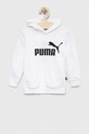 Puma bluza dziecięca ESS Logo Hoodie TR G z kapturem biały 58703002.PPYX