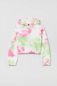 OVS bluza bawełniana dziecięca z kapturem multicolor 1756443.Girl.10.15years