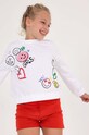 Mayoral bluza dziecięca 6430.8H.JUNIOR biały SS23