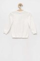 Хлопковый свитер для младенцев United Colors of Benetton 1098B100J.W.SEASONAL белый SS23