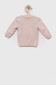 United Colors of Benetton pulover din bumbac pentru bebeluși 1098B100J.W.SEASONAL bej SS23