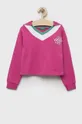 różowy United Colors of Benetton bluza Dziewczęcy