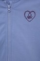 Dziewczynka United Colors of Benetton bluza dziecięca 3FVBG501P.P.SEASONAL fioletowy