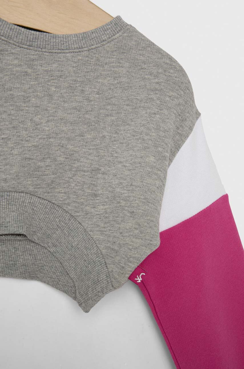 Dziewczynka United Colors of Benetton bluza bawełniana dziecięca 3J68C10AR.G.SEASONAL szary